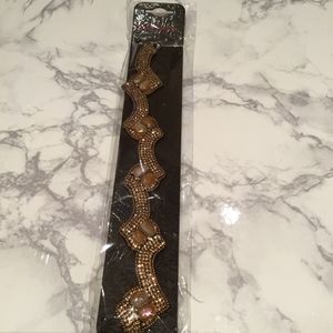 Adjustable crystal headband